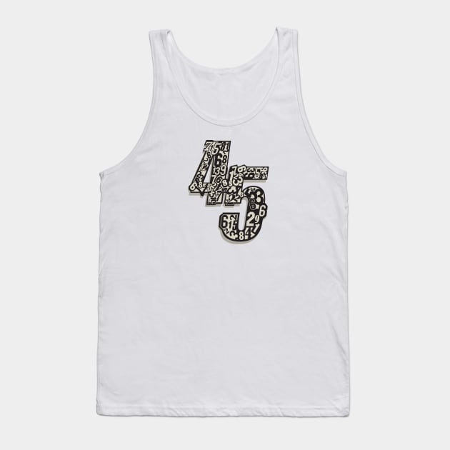 45 Tank Top by Marioma